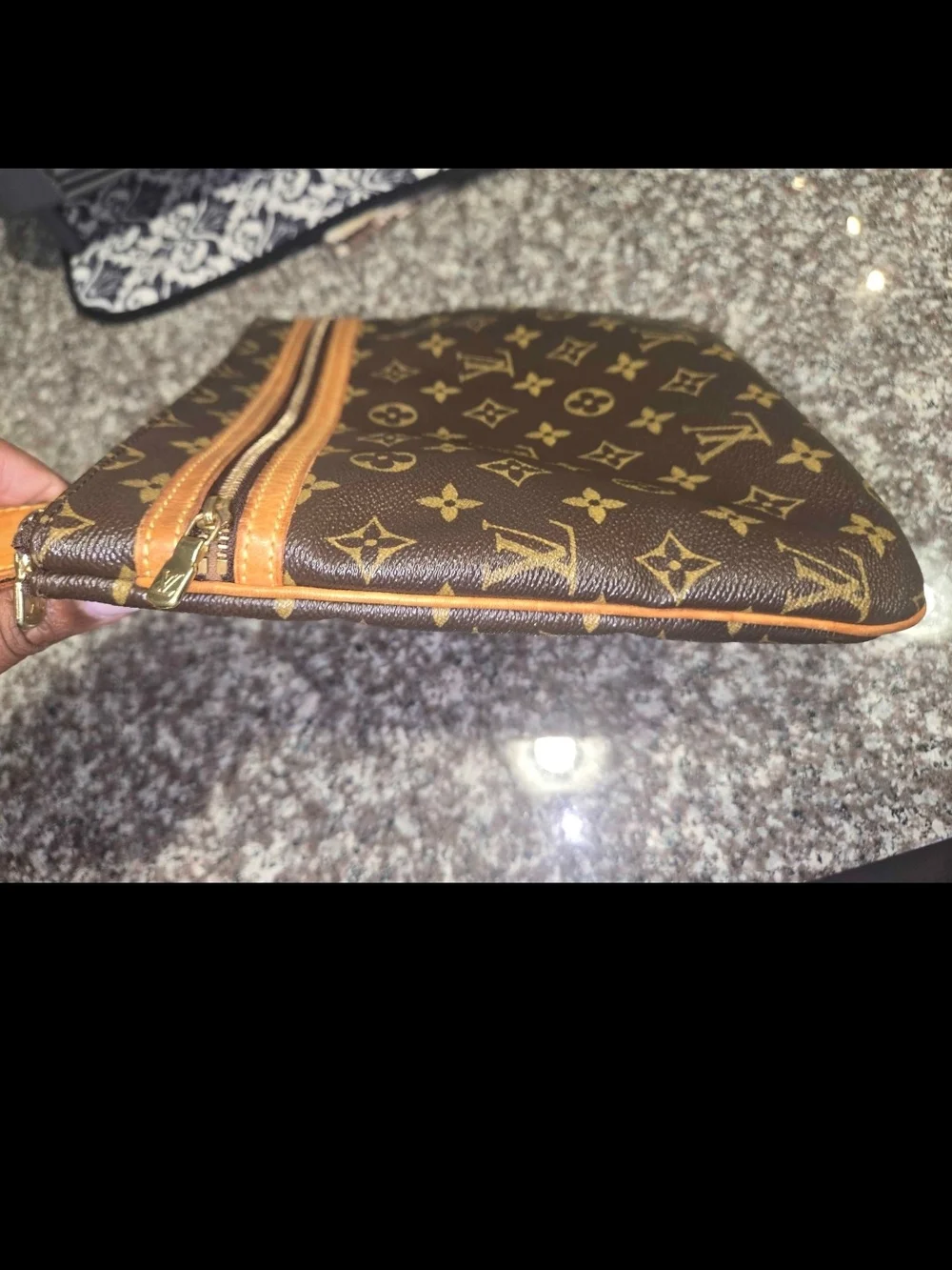 Louis Vuitton Monogram Crossbody Bag - Brown/Tan